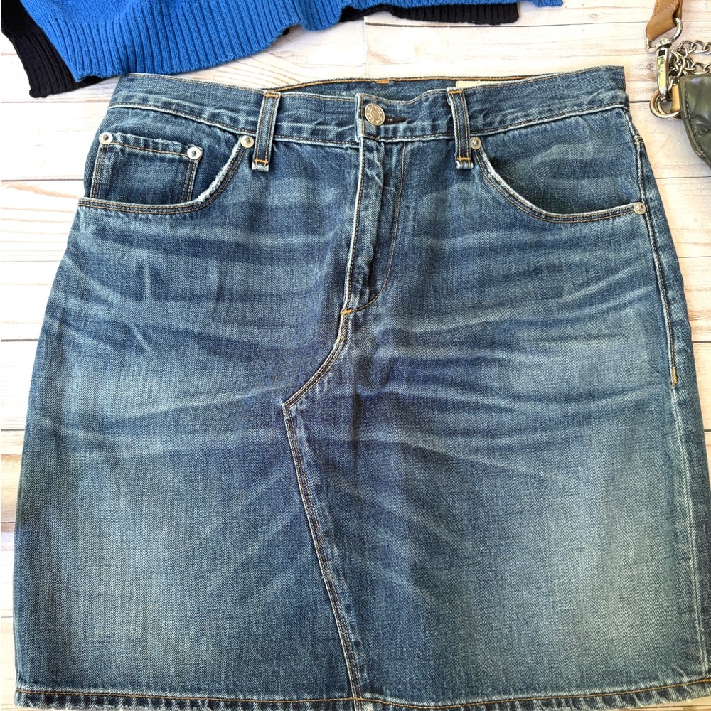 Rag & Bone denim skirt